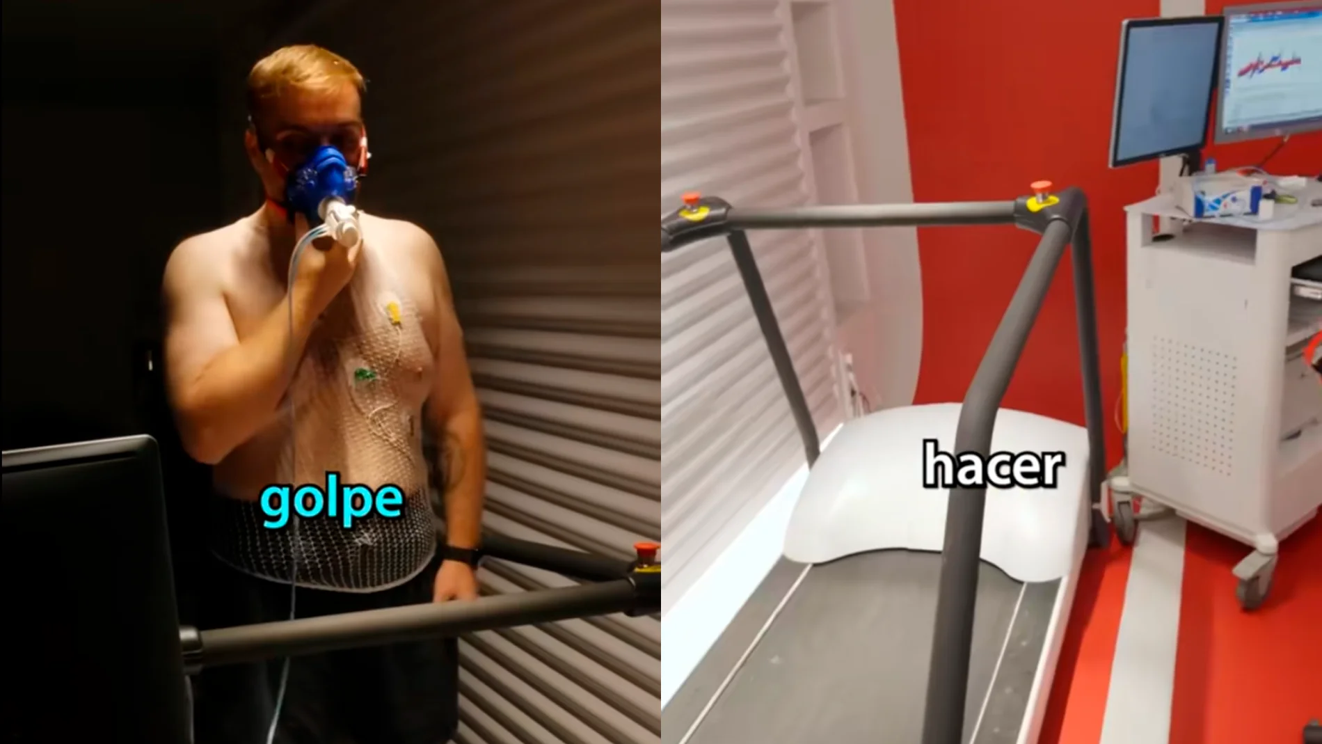 Ibai pone su cuerpo al límite con una prueba de esfuerzo que le lleva a las 180 pulsaciones