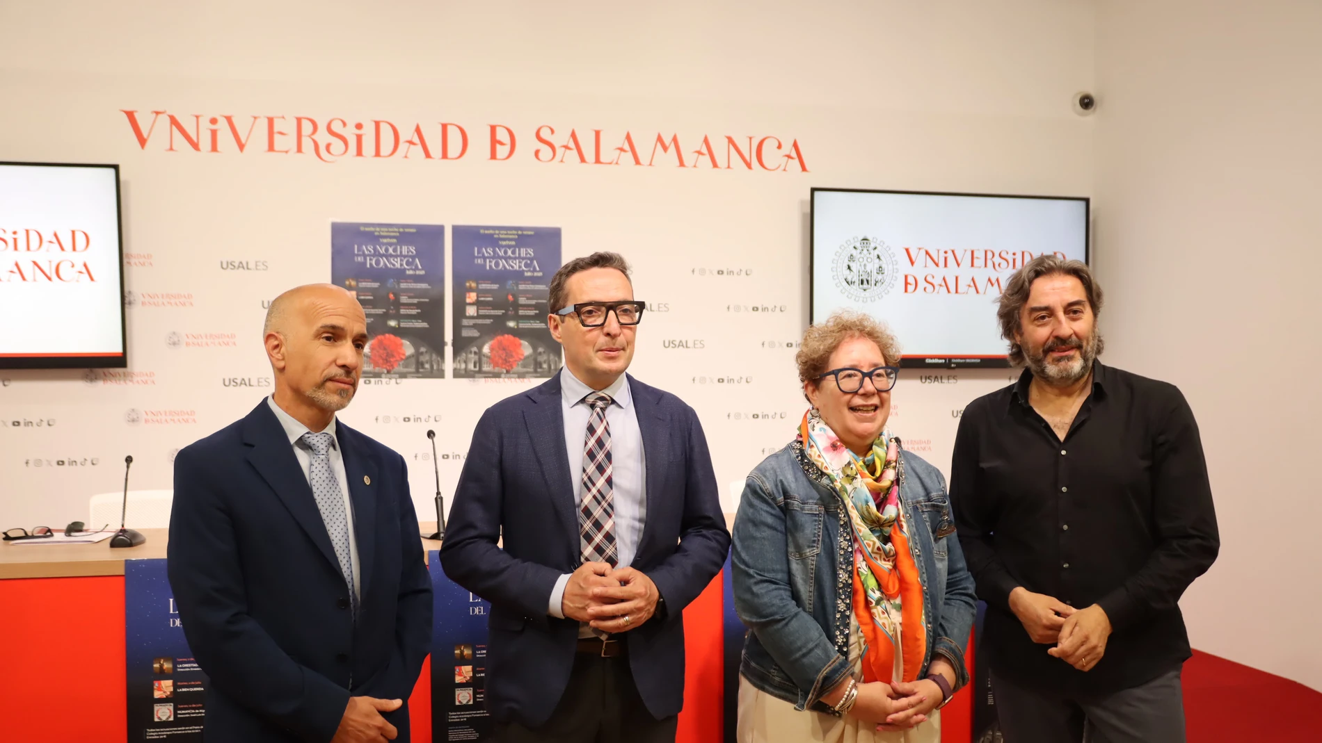 El rector de la Usal, Juan Manuel Corchado, presenta "Las Noches del Fonseca"