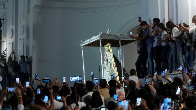 Salida de la Virgen del Rocío (Huelva)