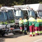 Operarios de limpieza del municipio
