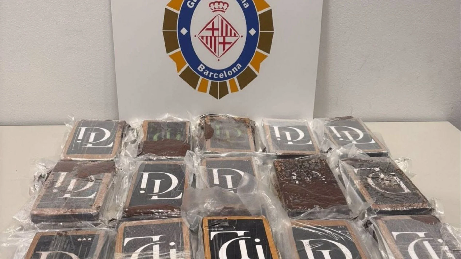 La droga incautada por la GUB