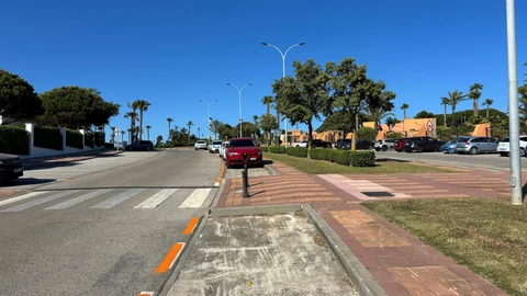 Zona naranja en Chiclana de la Frontera (Cádiz)