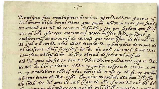 En agosto de 2024, las redes sociales de los Archivos Estatales pidieron la colaboración de los usuarios para poder desencriptar una misteriosa carta custodiada en el Archivo Histórico de la Nobleza