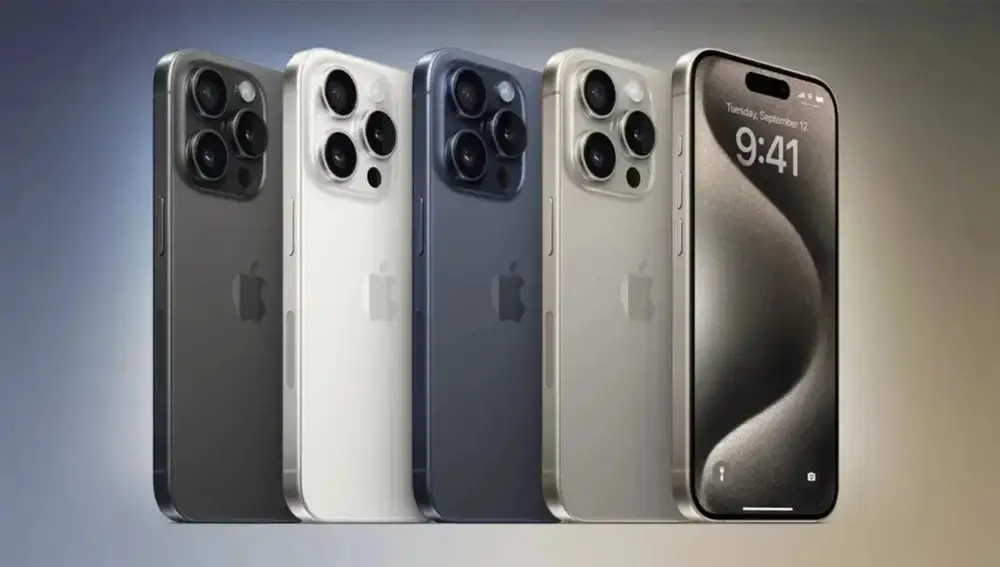 El iPhone 16 Pro en sus cuatro acabados disponibles