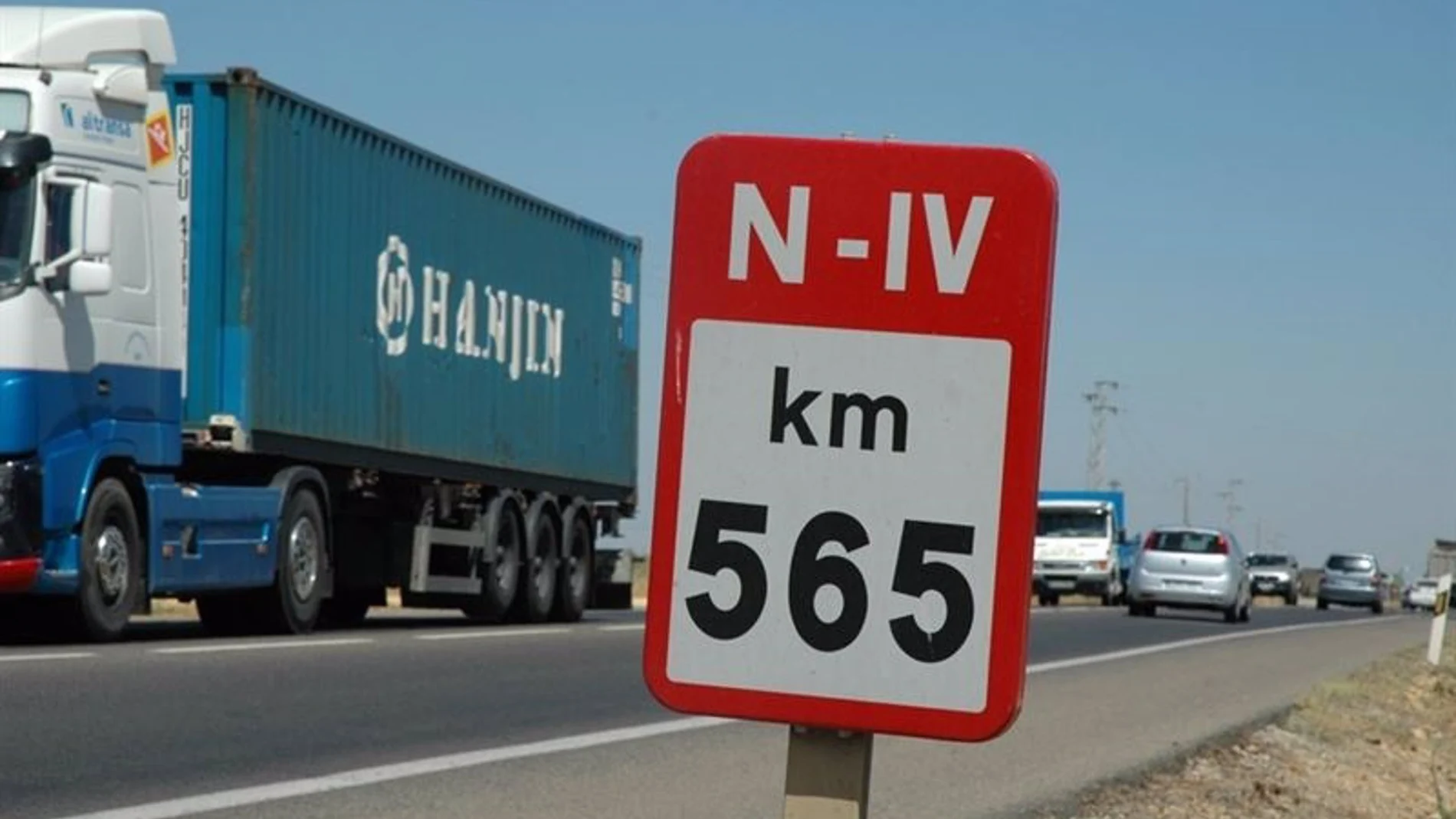 La N-IV, la vía en la que se produjo el accidente