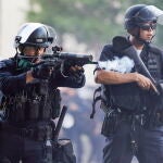 Miembros de la Guardia Nacional de EEUU intervienen en las protestas de Los Angeles