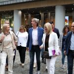 Carlos Martínez tras el acto por las pensiones en Burgos 