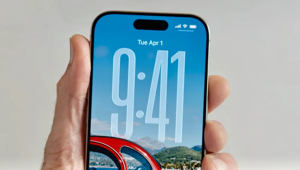 Pantalla de bloqueo de iOS 26