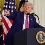 US President Donald Trump signs executive orders