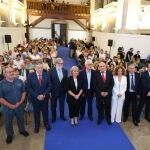 La consejera de Industria, Comercio y Empleo, Leticia García, clausura el acto de entrega del Premio Empresario del Año de 2025, organizado por la CEOE de Zamora. El acto cuenta con la presencia del presidente de la Diputación de Zamora, Javier Faúndez: el presidente de la CEOE de Castilla y León, Santiago Aparicio, y el presidente de la CEOE-Cepyme de Zamora, José María Esbec.