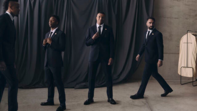 Militao, Vinicius, Mbappé y Carvajal, vestidos de Louis Vuitton