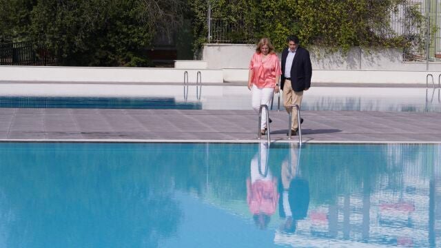La vicealcaldesa Inma Sanz y el concejal de Hortaleza David Pérez
