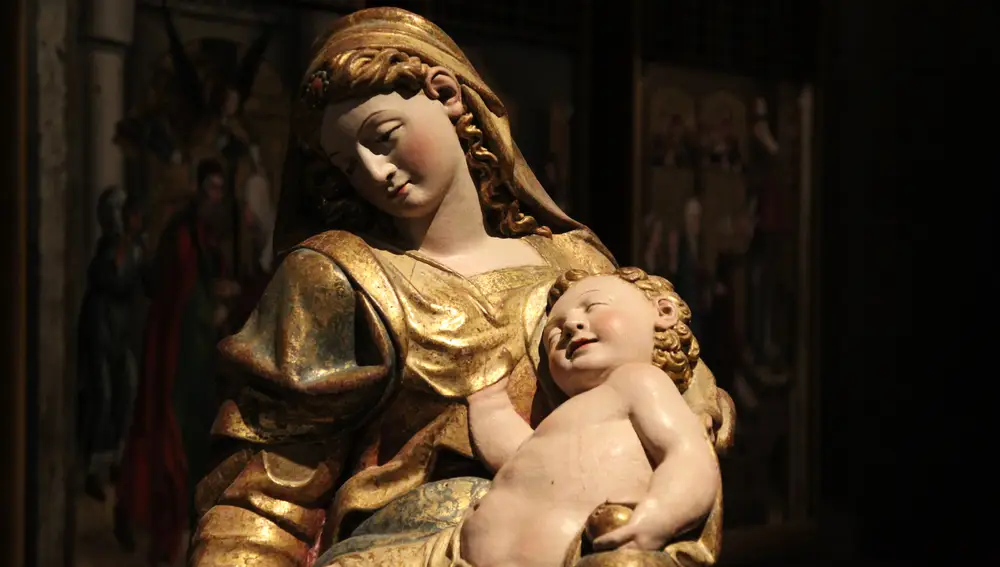Virgen con el Niño. Juan de Juni. Siglo XVI. Museo Territorial Campos del Renacimiento (Iglesia de Santa María, Becerril de Campos, Palencia)