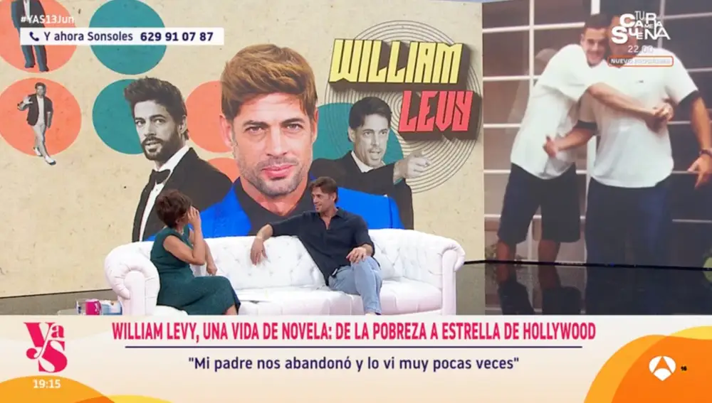 Captura de William Levy en 'Y ahora Sonsoles'