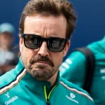Fernando Alonso, en el circuito de Montreal