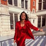 El look en rojo de Nurica Roca.