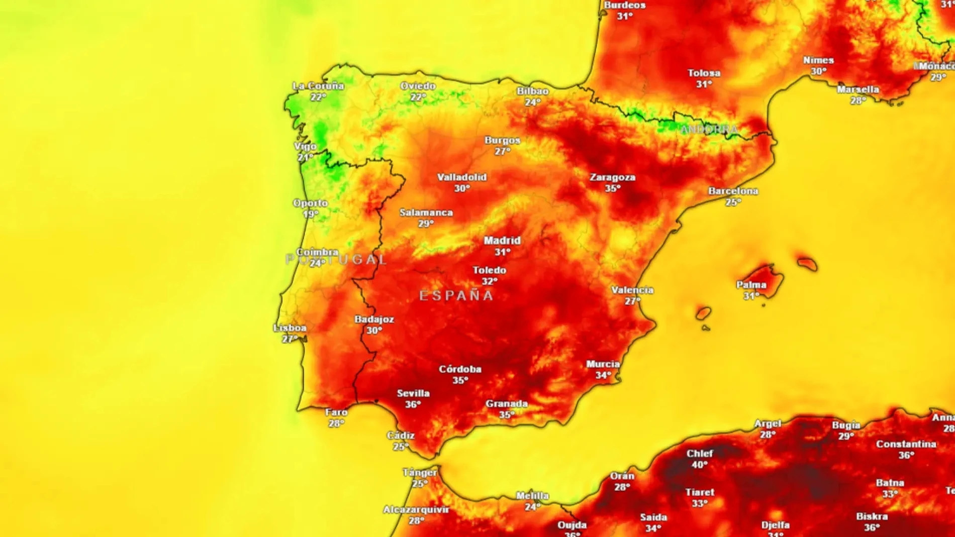 Andalucía se prepara para un infierno de calor: hasta 42ºC a la sombra en estas provincias