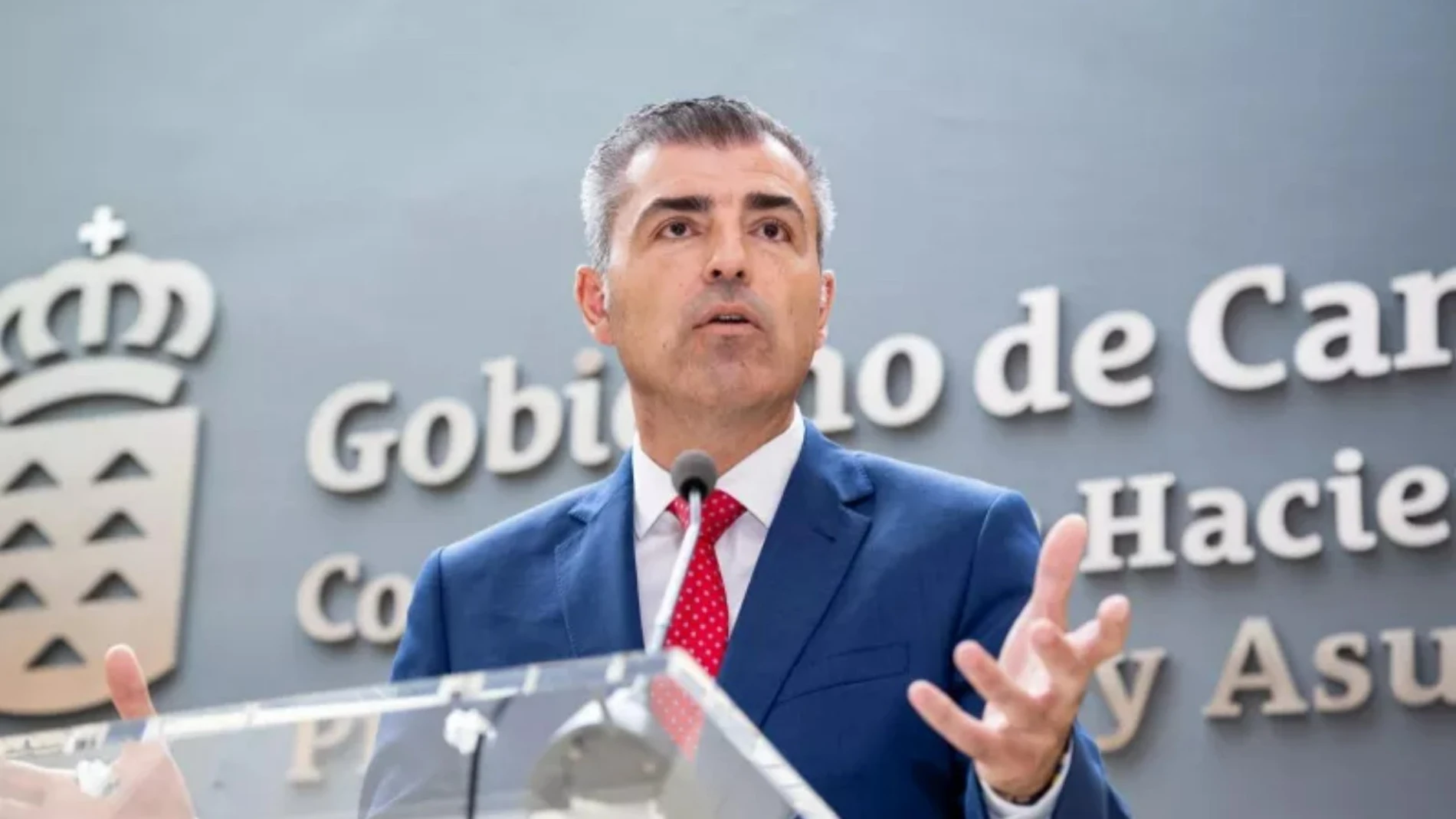 El vicepresidente del Gobierno de Canarias, Manuel Domínguez