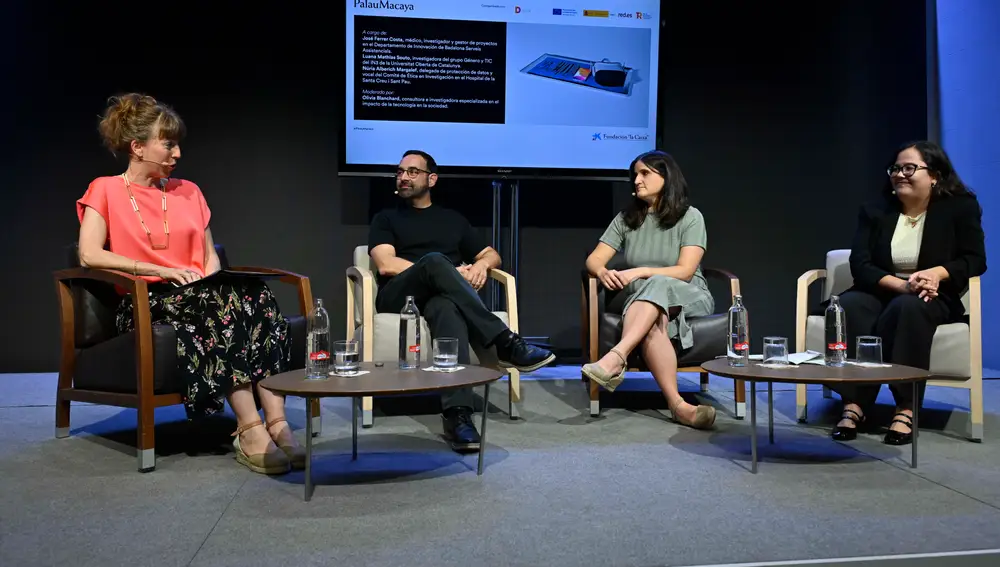 De izq. a dcha., Olivia Blanchard, José Ferrer, Núria Margalef y Luana Mathias