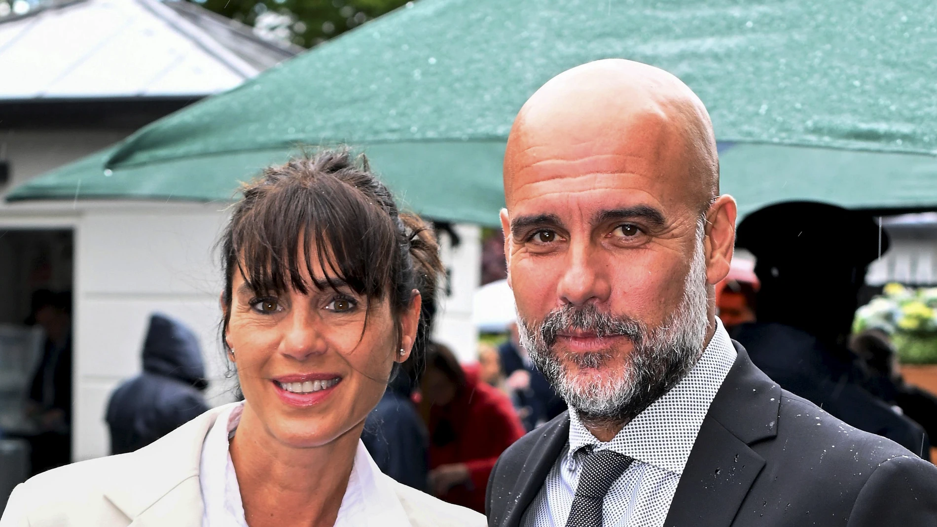 Pep Guardiola y Cristina Serra