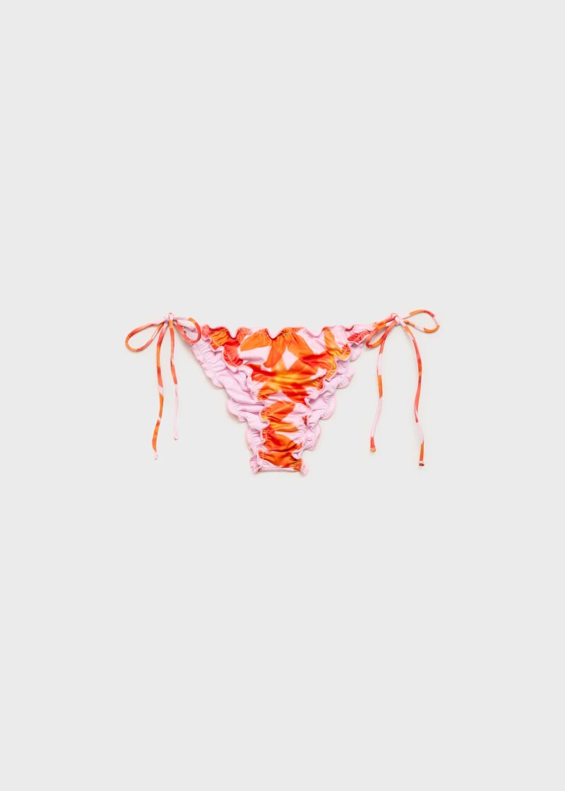 Braguita bikini de estampado floral.