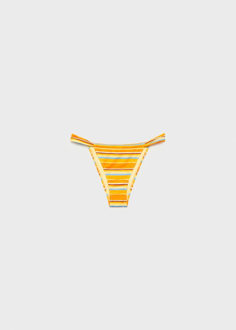 Braguita bikini de rayas.