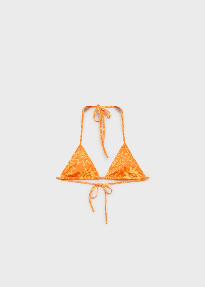Top bikini de soles.