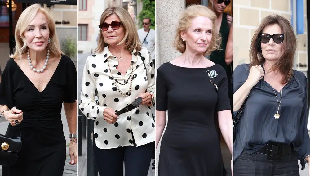Carmen Lomana, Cari Lapique, Pilar González de Gregorio y Nuria González