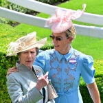 La princesa Ana y Zara Tindall en Ascot