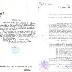 Documentos emitidos por el Gobierno Civil y el Obispado de Sigüenza