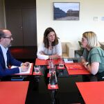 El alcalde de Ponferrada, Marco Morala, se reúne con la directora del Instituto para la Transición Justa, Judit Carrera