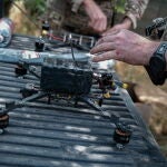 Training fibre-optic FPV drones 93nd Brigade in Donetsk