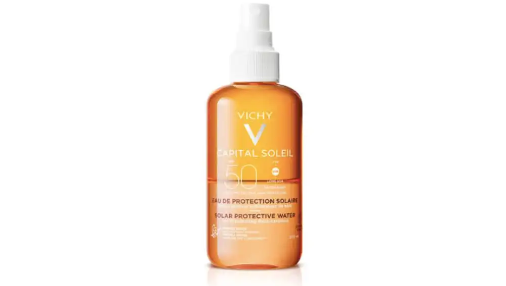 Protector solar en spray.