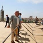El consejero Gonzalo Santonja visita la fortaleza de Ledesma