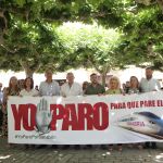 Paro de cinco minutos a las puertas de la Diputación de Zamora como protesta