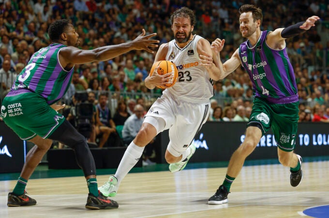 Llull, en el cuarto partido de la semifinal ante el Unicaja