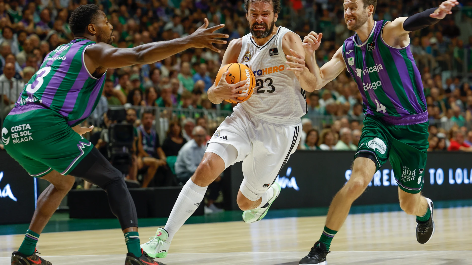 Llull, en el cuarto partido de la semifinal ante el Unicaja