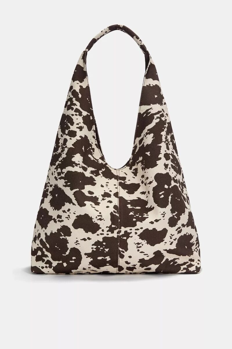 Bolso de estampado animal.
