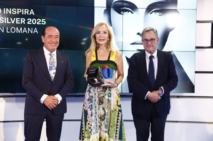 Premios Women en La Razón. Félix Ramiro, Carmen Lomana y Francisco Marhuenda, 