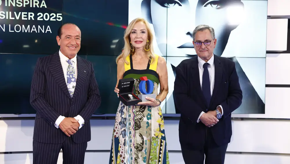 Premios Women en La Razón. Félix Ramiro, Carmen Lomana y Francisco Marhuenda,