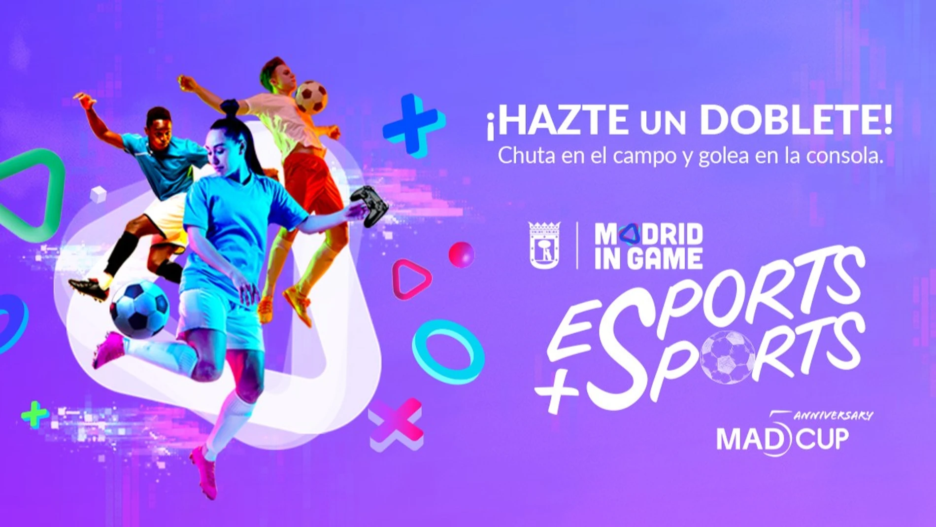 Regresa la iniciativa de Madrid in Game que combina eSports y deporte tradicional para fomentar el desarrollo de habilidades motrices y tecnológicas, promocionar la actividad física y la cultura de los eSports