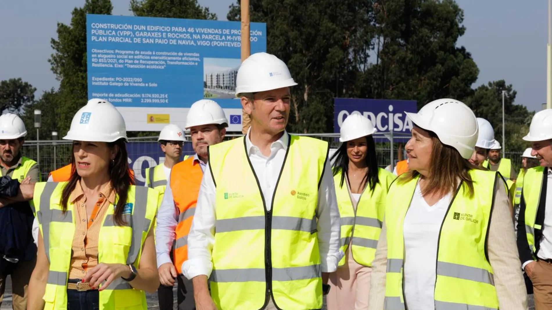 Rueda reivindica en Vigo el compromiso de la Xunta con la vivienda pública y el desarrollo urbano
