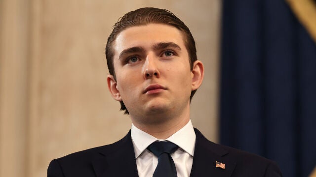Barron, el hijo de Donald y Melania Trump