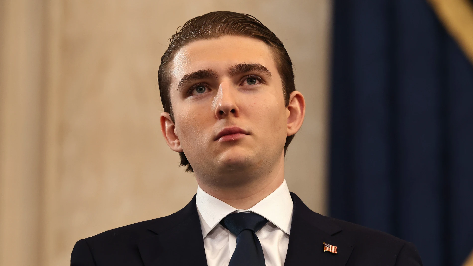 Barron, el hijo de Donald y Melania Trump
