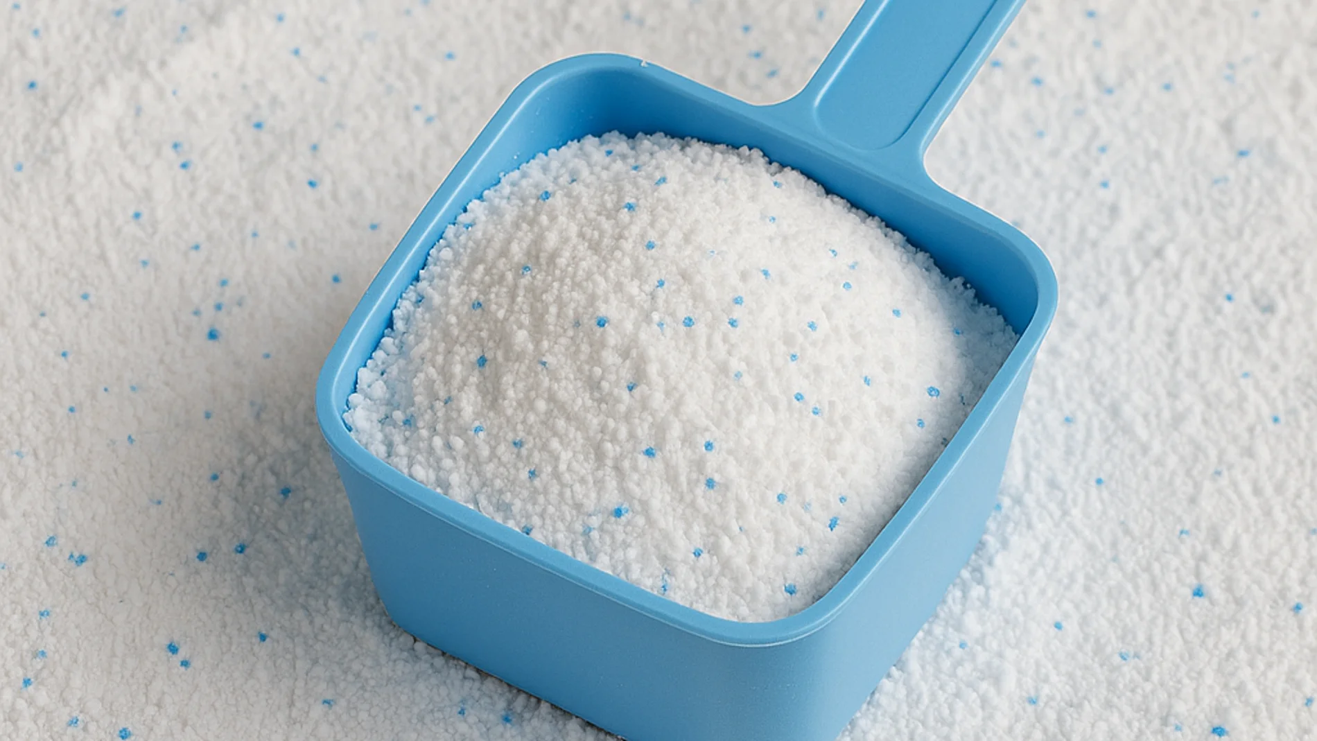 Ropa siempre muy blanca en la lavadora: con una sola cucharada de este producto