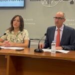 El presidente de la Diputación de Salamanca, Javier Iglesias, presenta el plan junto a la diputada de Medio Ambiente, Pilar Sánchez 