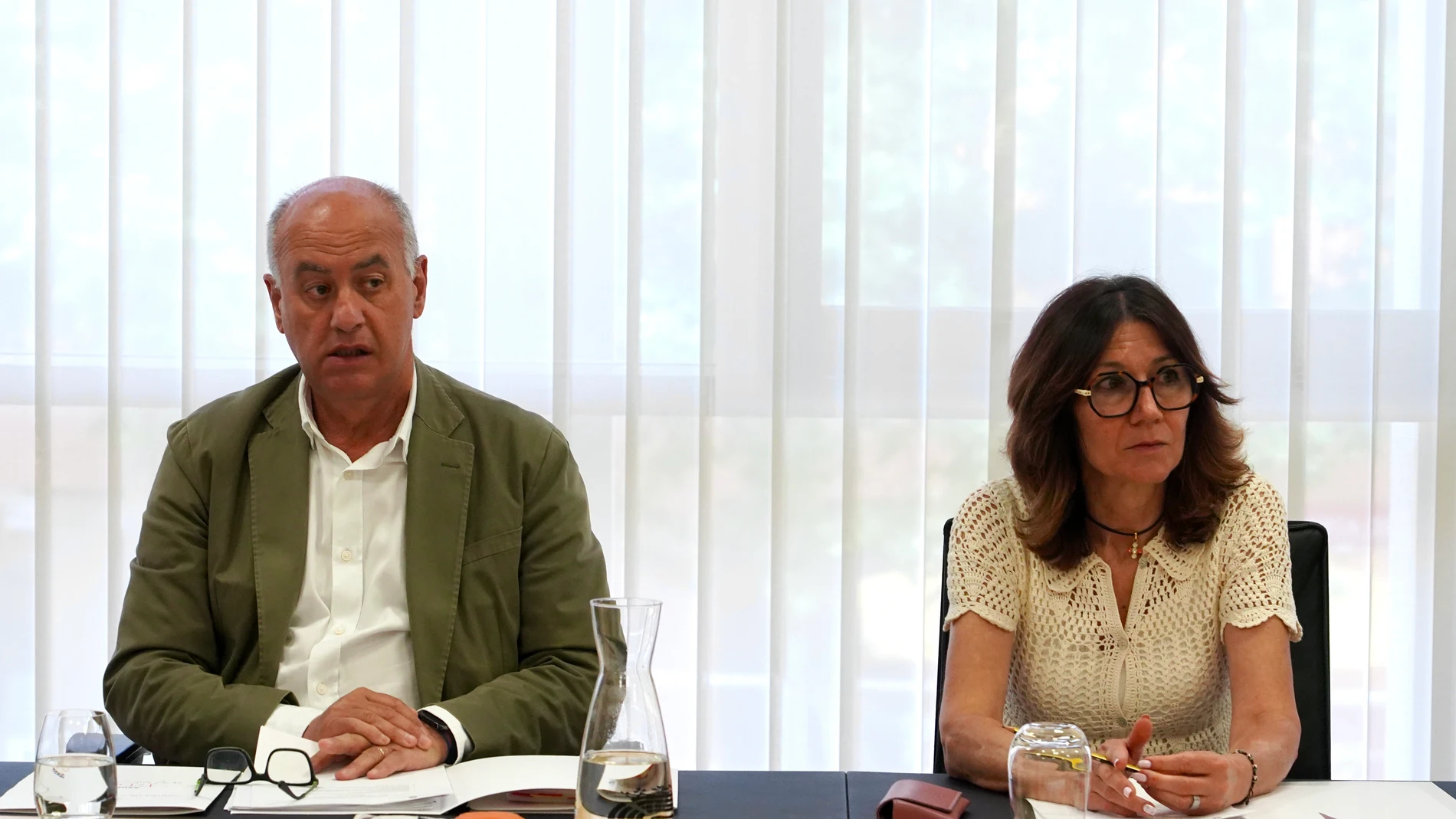 MIguel Ángel García Nieto junto a Mercedes Cófreces