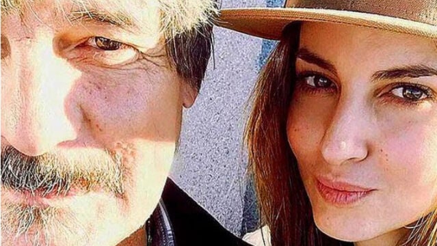 Ariadne Artiles junto a su padre Ángel
