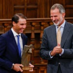 Rafa Nadal y el Rey Felipe VI
