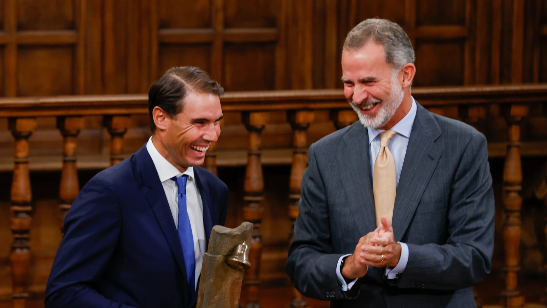Rafa Nadal y el Rey Felipe VI